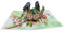 Handgemachte 3D Pop-Up Osterkarte Frohe Ostern - inklusive Geschenkumschlag - Glückwunschkarte - Ostergrüße - Ostern - Frohe Ostern - Ostervögel