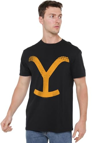 Yellowstone Large Brand Unisex T Shirt, Black, Large