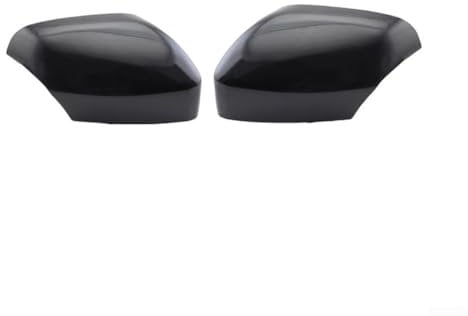 Vilgftyiet Side Mirror Cover Cap Assembly for Volvo For XC70 For XC90 2007-2014 Exterior Door Wing Mirror Housing Shell Replacement Parts Black Left Right(Pair)