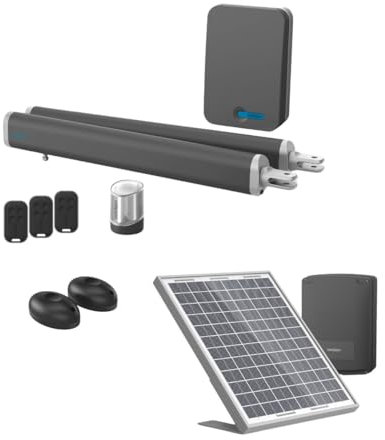 Avidsen - Motorisation Solaire pour Portail à battants - Moteur à vérins - Teha SE