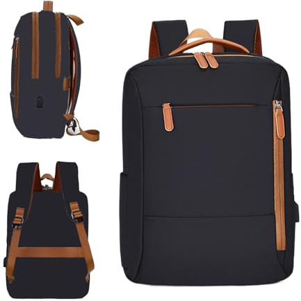 Generisch Rucksack Für Frauen - Wiederverwendbare Laptop -Tasche Im Freien | 15 Zoll Casual School Pack Fashion Rucksack Tragbar Für Frauen Täglich Wandercamping Gym College Pendelurlaub Und Flug