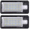 Justech 2 x Universal 12V Kennzeichenbeleuchtung LED Nummernschild Licht mit E-mark Plattenleuchte Kennzeichenleuchte wasserdicht 1.44W Rückleuchten 5050 SMD