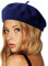 Wheebo Wool Beret Hat, einfarbige französische warme Wintermütze für Frauen Mädchen