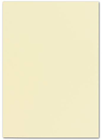 FarbenFroh by GUSTAV NEUSER 100x DIN A4 Papier - Vanille (Creme) - 110 g/m² - 21 x 29,7 cm - Briefpapier Bastelpapier Tonpapier Briefbogen