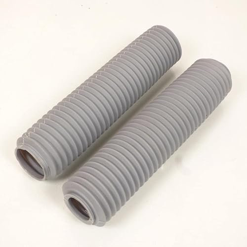 Protective Fork Gaiter for Motorcycle Rubber Grey D: 43 mm D: 59 mm L: 460 mm