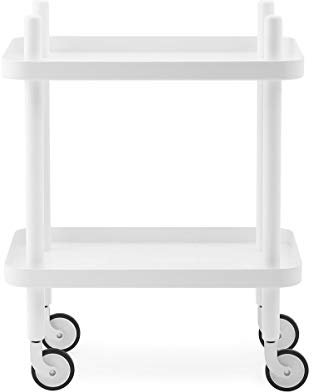 Normann Copenhagen - Block - Servierwagen/Beistellwagen - Weiss - 50x35x64cm