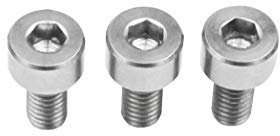 Guyker 3Pcs Locking Nut Screws - Titanium Alloy Nut Clamping Screw Set Replacement Compatible with FR Tremolo System Electric Guitar