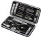 19 stück Maniküre Pediküre Set, Schwarz Nagelknipser, Nageletui Edelstahl Nagelscheren Set mit Tragbarer Geschenkbox aus Leder