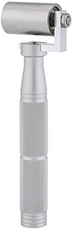 40mm Stainless Steel Wallpaper Seam Roller Tool Flat Pressure DIY Plate Hand Roller Paint Tool