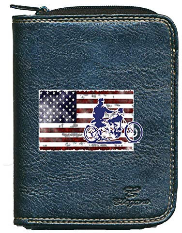 Syl'la Porte Monnaie Porte Carte Noir pour Homme (Harley USA)