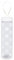 Kate Spade New York 16 Ounce BPA Free Clear/White Plastic Water Bottle with Travel Wristlet Strap, Jumbo Dot