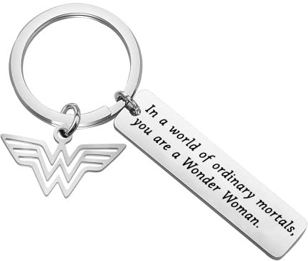 KUIYAI Feministisches Geschenk, Film-inspiriertes Geschenk, für Mädchen, Power-Geschenk, Muttertagsgeschenk für Mutter, Freundin, edelstahl, 1.97 inch