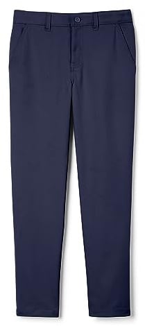 French Toast Boys' Slim Fit Stretch Performance Pant, Navy, 10