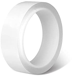 WSWJDW Traceless Tape Reusable Double-Sided Adhesive Nano Tapes Removable Sticker Washable Adhesive Loop Disks Tie Glue Bathroom Kitchen,Width 30mm,1M