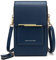 MINGHOO Damen Geldbörse Umhängetasche Handy Umhängetasche mit abnehmbarem Schultergurt, Marineblau, one size, Elegant