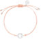 Purelei® Pink Angel Armband, Schutzengel Armband Damen und Mädchen, Glücksbringer Armbändchen aus Rosa Nylon mit Edelstahl Anhänger, Länge individuell einstellbar (Silber, Edelstahl)