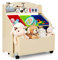 COSTWAY Spielzeugregal mit rollbarem Fach, 3 kleinen Aufbewahrungsboxen und Ablage, Spielzeugschrank, Kinderregal, Spielzeug Organizer ideal für Kinderzimmer und Kindergarten (Natur)