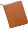 Moterm Reißverschluss-Lederhülle für A6-Notizbücher - passt für Hobonichi, Stalogy und Midori MD Planer(Kiesel-Gebranntes orange)