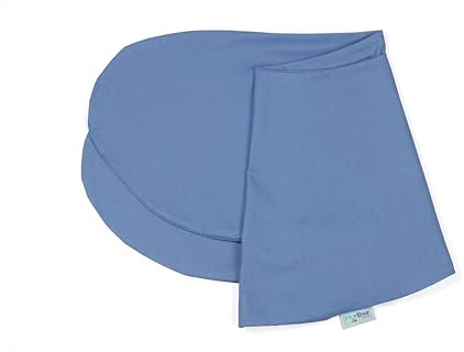 pic Bear Ersatzbezug für Stillkissen - hochwertige anschmiegsame Baumwolle für Lagerungskissen - Seitenschläferkissen - XL 170 cm - Uni Pacific Coast