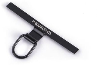 project-cb Phone Lanyard Tether Tab,Phone Strap Metal Patch,Universal Phone Lanyard Tether Patch Without Adhesive(Black)