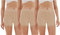3er Pack Damen Unterrock Kurze Unterhose Unterkleid mit Spitze Slipshorts Underskirt Boxershorts (3er Pack/Beige, L)