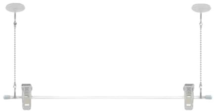 Folpus Ceiling Sign Hanger Picture Hanging Hooks Rod Flag Pole Support Ceiling Sign Holder Banner Hanger for Banners Sign Board