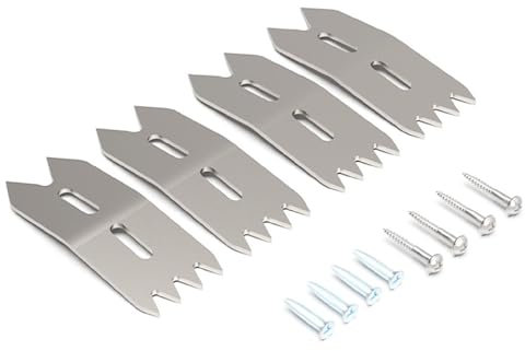 Ensemble de 4 Pinces de Serrage pour le Travail du Bois, Chiens de Serrage pour Dalles, Pince de Fixation pour Planche de Bois pour Aplatir les Dalles, pour Positionnement Précis