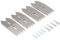 Ensemble de 4 Pinces de Serrage pour le Travail du Bois, Chiens de Serrage pour Dalles, Pince de Fixation pour Planche de Bois pour Aplatir les Dalles, pour Positionnement Précis