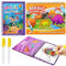 YIZWINS 2 Stück Wassermalbuch, Magic Water Colouring Book, Wasserstift Wassermalbuch, Wiederverwendbar Wasser Malbuch, Magisches Malbücher Set Malbuch Wasserstift für Kinder