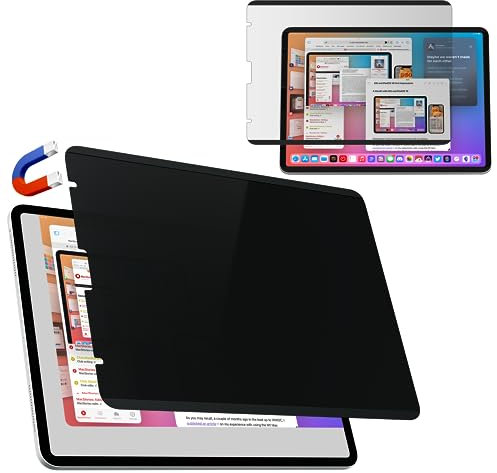 Magnetischer Blickschutzfolie Kompatibel mit iPad 10.Gen 10,9 Zoll 2022/iPad 11.Gen 11 Zoll 2025, Abnehmbar Anti Glare Blaulicht Sichtschutzfolie Blickschutzfilter Sichtschutz Folie Privacy Screen