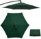 Genérico Recambio Sombrilla 6 Varillas 3 Metros, Impermeable Repuesto Sombrilla, Tela Sombrilla, para Jardín, Patio, Piscina, Terrazas, Sombrilla En Voladizo(Green,8.8ft)