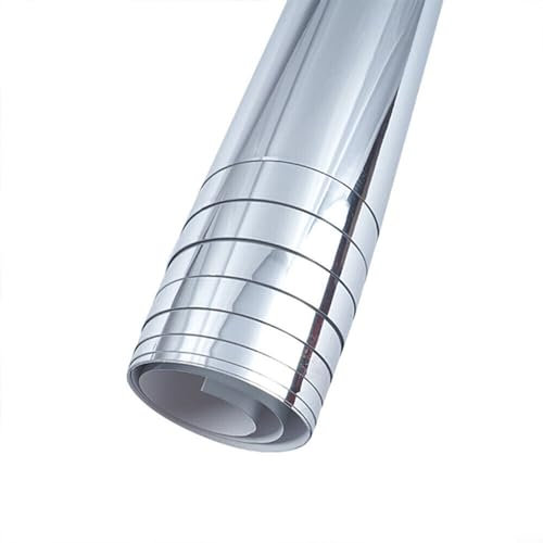 EpheyFIF Autocollants miroirs, feuilles de miroirs, carreaux de miroir en acrylique, autocollants muraux adhésifs pour salle de bain, chambre à coucher (50 x 50 cm)