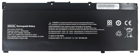 SR03XL Batterie pour HP Pavilion 15-CX 17-CD 15-CB 15T-CB000 15T-CX0000 17T-CD000 17T-CD100 SR03052XL-PL HSTNN-DB8Q HSTNN-IB8L L08934-2B1 L08934-1B1 L08934-2C1 TPN-Q194 TPN-C133 TPN-C134