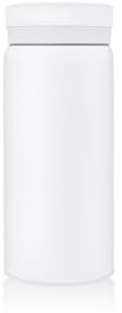 Boziee Termo pequeño de acero inoxidable, 200 ml/300 ml, sin BPA, aislado al vacío, mini termo (blanco, 200 ml)