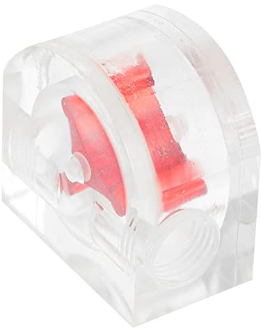 HOMSFOU Wasserkühlungs-durchflussmesser Mit Halbrunder -indikator Für Computerzubehör -design Für Einfache Sichtbarkeit Von Durchfluss Und Betriebszuständen