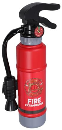WESIEVYA Feuerlöscher Wasserspielzeug Kinder Realistischer Feuerwehrmann Kleiner Feuerlöscher Aus Kunststoff 140g Outdoor Spielzeug Für Strand Pool Und Rollenspiel