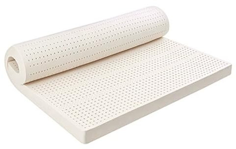 BIWKONI Grüne Naturlatexmatratze, Schutzbezug, Linderung Von Schulter- Und Rückenschmerzen Schlaft Cool Rebound Atmungsaktive Bettauflage,10cm Thick,120 * 200cm