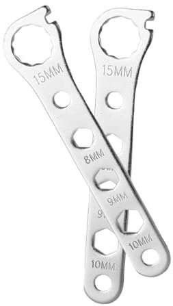 Illkjasfc Fahrradschlüssel, Mountainbike-Pedalschlüssel, Fahrrad-Werkzeug, Speichenschlüssel, Pedalschlüssel, Anti-Rutsch-Schraubenschlüssel, Reparaturschlüssel