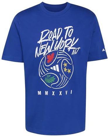 adidas Herren FIFA Wc Road to Ny Nj Graphic T-Shirt Grafik-T-Shirt (kurzärmlig) (1er Pack)