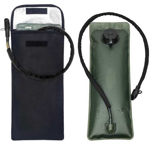 Sertay 2.5-3L Isoliertasche Wasserblase, Trinksystem Rucksack, Isolierte Schutztasche Hält Wasser, Isolierte Trinkblasen Abdeckung, Water Bladder, Geeignet zum Wandern, Radfahren und Camping