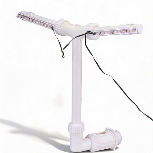 Fontaine de Piscine Solaire avec Lumières, pour Les Piscines Moulues, Télécommande, Arrosant de Cascade à Double Pulvérisateur Réglable, pour Refroidir la Natation Extérieure