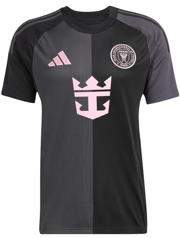 adidas Inter Miami CF 25/26 Messi Away Jersey, Recycled Polyester, Black