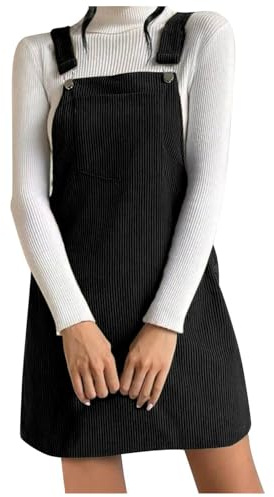 Salopette Jeans Abito Morbida Gonne Donna Corta Abiti Ventilato Moda Leggeri Gonna Abito Jean Halter Classic Vestito Donna Elegante Larghi Comodi Eleganti Taglie Forti Casual