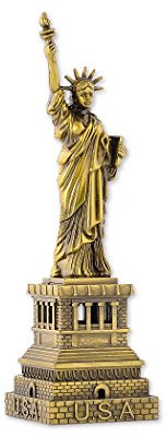 ds. distinctive style Statue de la Liberté Modèle Statue de la Liberté Statue Métallique Statue de la Liberté Figurine Pour Souvenirs - 18cm