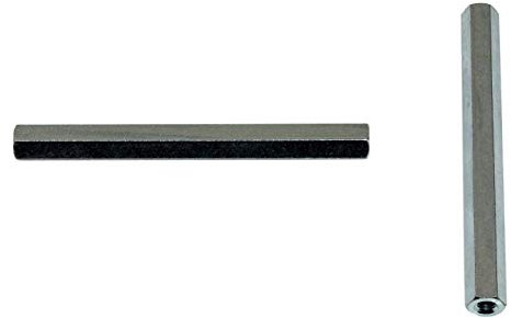 SN-TEC Distanzmutter/Langmutter/Distanzbolzen 6-kant M5 x 80mm verzinkt (10 Stück)