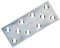 KOTARBAU® Placa perforada, 96 x 40 mm, Conector plano en acero inoxidable, Soporte de fijación, Pletina de acero para unir piezas o reparar muebles, Placa de montaje