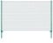 vidaXL Maschendrahtzaun mit Pfosten Komplett Set Maschendraht Zaun Zaunset Gartenzaun Drahtzaun Gehege Kaninchendraht Stahl 25x1,5m Grün 13mm