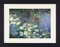 1art1 Claude Monet Poster Seerosen, Morgen Gerahmtes Bild Mit Edlem Passepartout | Wand-Bilder | Im Bilderrahmen 40x30 cm
