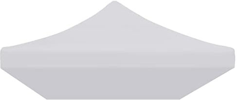 vidaXL Toit de Tente de Réception Tonnelle d'Extérieur Chapiteau de Jardin Voyage de Camping Barbecue Mariage Spectacle Festivals 3x6 m Blanc