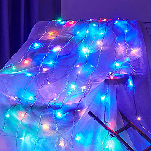 Lixada 5M LED Lichterkette Draht aus Kupferdraht, Wasserdicht IP43, Strombetrieben, ideal Stimmungslichter für Weihnachtsdeko Innen Außen Weihnachten Party Hochzeit usw
